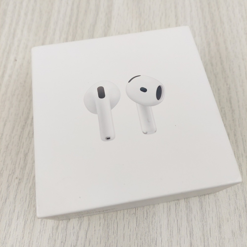 Apple AirPods 4 Empty Retail Box Only White MXP63LL/A Replacement Packaging